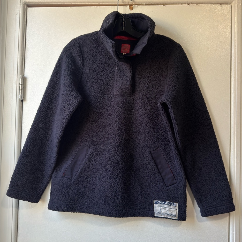 Joules Maeve Store Fleece Pullover Sz 4